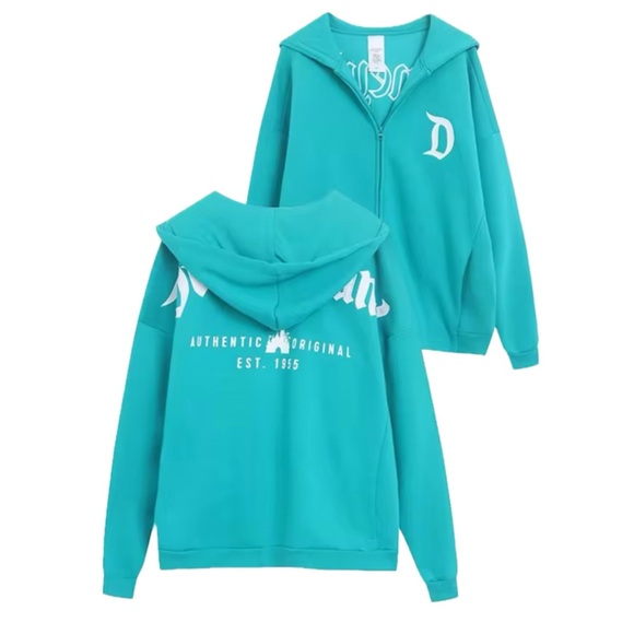 Disney Parks Disneyland Authentic Original Castle 1955 Zip up Hoodie NWT - Picture 4 of 4